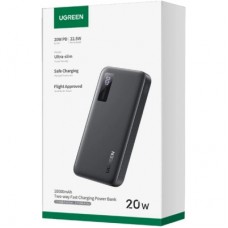 Батарея універсальна Ugreen 10000 mAh 20 W Black (U_25742) - Фото
