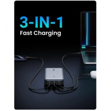 Батарея універсальна Ugreen 25000 mAh 145W Fast Charging Space Gray (U_90597A) - Фото