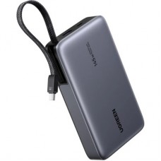 Батарея універсальна Ugreen 20000 mAh 145W Fast Charging Cable Space gray (U_55992B) - Фото
