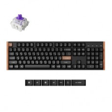 Клавіатура Keychron K10 HE Magnetic Switch RGB UA Black (K10H-F1-UA) - Фото
