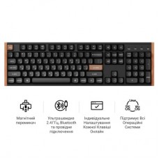 Клавіатура Keychron K10 HE Magnetic Switch RGB UA Black (K10H-F1-UA) - Фото