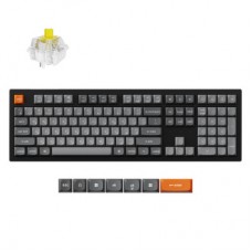 Клавіатура Keychron K10 Max Keychron Super Banana Switch RGB UA Black (K10M-H4-UA) - Фото
