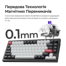 Клавиатура Keychron Q1 HE Magnetic Switch RGB UA Black (Q1H-M1-UA) - Фото