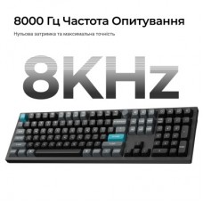 Клавіатура Keychron Q6 Ultra Keychron Red Switch RGB UA Black (Q6U-M1-UA) - Фото