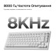 Клавиатура Keychron V1 Ultra Keychron Red Switch RGB UA White (V1U-F1-UA)