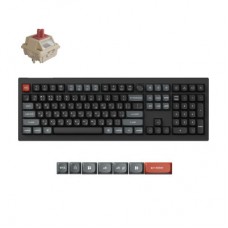 Клавіатура Keychron V6 Ultra Keychron Red Switch RGB UA Black (V6U-D1-UA) - Фото