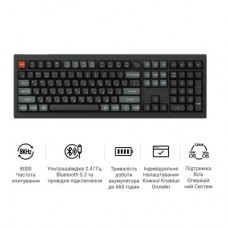 Клавіатура Keychron V6 Ultra Keychron Red Switch RGB UA Black (V6U-D1-UA) - Фото