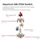 Клавиатура Keychron V6 Ultra Keychron Red Switch RGB UA White (V6U-F1-UA)