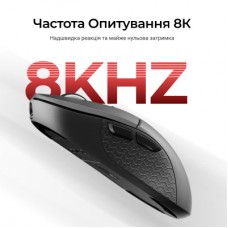 Мышка Keychron M3 Wireless/Bluetooth/USB Black (M3-A23) - Фото