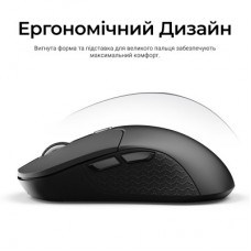 Мышка Keychron M3 Wireless/Bluetooth/USB Black (M3-A23) - Фото