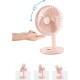 Вентилятор Jisulife Desktop small fan 01 Pink