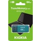 USB флеш накопитель Kioxia 64GB TransMemory U202 Light Blue USB 2.0 (LU202L064GG4) USB флеш накопитель Kioxia 64GB TransMemory U202 Light Blue USB 2.0 (LU202L064GG4)