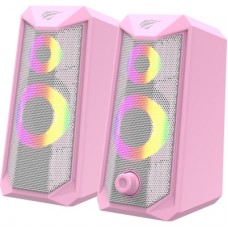 Акустическая система Havit HV-SK202 USB 2.0 Pink (6939119024048)