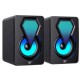 Акустическая система Havit HV-SK210 mini PRO RGB USB Black (6939119040260)