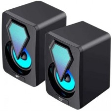 Акустическая система Havit HV-SK210 mini PRO RGB USB Black (6939119040260) - Фото