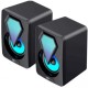 Акустическая система Havit HV-SK210 mini PRO RGB USB Black (6939119040260)