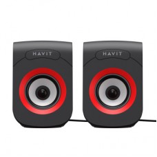 Акустична система Havit SK599 USB 6 W Black/Red (6950676205978) - Фото