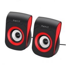 Акустична система Havit SK599 USB 6 W Black/Red (6950676205978) - Фото
