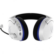 Наушники HyperX Cloud Stinger Core Wireless PS4/PS5 White/Blue (4P5J1AA) - Фото