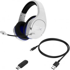 Наушники HyperX Cloud Stinger Core Wireless PS4/PS5 White/Blue (4P5J1AA) - Фото
