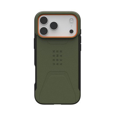 Чохол для мобільного телефона UAG iPhone 17 Pro Max Civilian MagSafe Olive/Orange (114546117297)