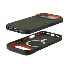 Чохол для мобільного телефона UAG iPhone 17 Pro Max Civilian MagSafe Olive/Orange (114546117297) Чохол для мобільного телефона UAG iPhone 17 Pro Max Civilian MagSafe Olive/Orange (114546117297) - Фото