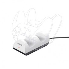 Зарядний пристрій Trust GXT 254 for PS5 White (24451) - Фото