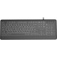 Клавиатура Gembird Slim Multimedia White Backlight USB Black (KB-UML-04-CYRL)