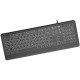 Клавиатура Gembird Slim Multimedia White Backlight USB Black (KB-UML-04-CYRL)