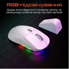 Мышка Meetion GW38 Wireless/Bluetooth/USB White (MT-GW38-B) - Фото
