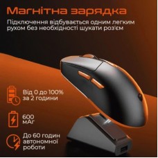Мышка Meetion GW38 Wireless/Bluetooth/USB White (MT-GW38-B) - Фото