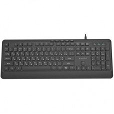 Клавіатура Gembird Slim Multimedia USB Black (KB-MCH-05-CYRL) - Фото