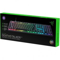 Клавіатура Razer DeathStalker V2 Purple Switch USB UA Black (RZ03-04501800-R3M1) - Фото