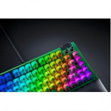 Клавіатура Razer BlackWidow V4 75% USB UA Phantom Green (RZ03-05003300-R3M1) - Фото