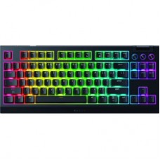 Клавіатура Razer BlackWidow V4 TKL Hyperspeed RGB Wireless/Bluetooth/USB UA Black (RZ03-05480100-R3M1) - Фото