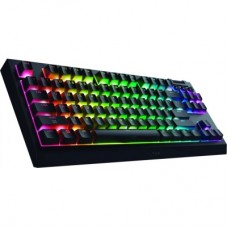 Клавіатура Razer BlackWidow V4 TKL Hyperspeed RGB Wireless/Bluetooth/USB UA Black (RZ03-05480100-R3M1) - Фото