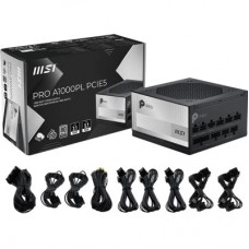 Блок живлення MSI 1000 W (PRO A1000PL PCIE5) - Фото