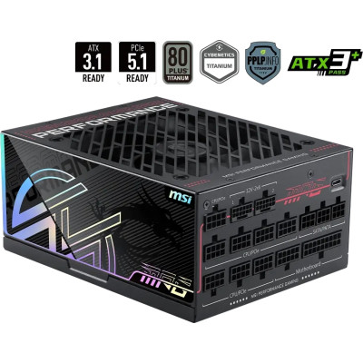 Блок питания MSI 1300W (MPG Ai1300TS PCIE5)