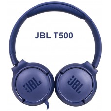 Навушники накладні дротові JBL T500 Blue (JBLT500BLU)