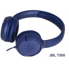 Навушники накладні дротові JBL T500 Blue (JBLT500BLU)