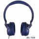 Навушники накладні дротові JBL T500 Blue (JBLT500BLU)