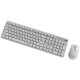 Комплект Gembird Silent Key Pro Business Wireless White (KBS-WMS-01-W-CYRL)