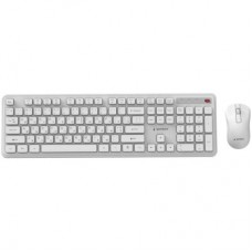 Комплект Gembird Slim Pro Business Wireless White (KBS-WPS-01-W-CYRL) - Фото