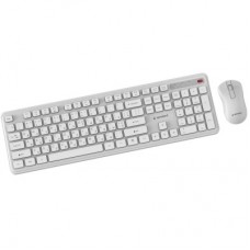Комплект Gembird Slim Pro Business Wireless White (KBS-WPS-01-W-CYRL) - Фото