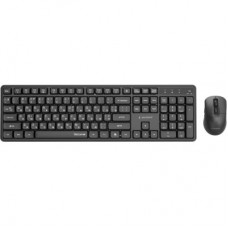Комплект Gembird Silent Key Pro Business Wireless Black (KBS-WMS-01-CYRL) - Фото