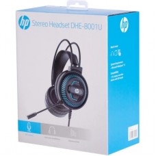 Наушники HP DHE-8001U LED USB Black (DHE-8001U) - Фото
