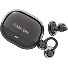 Навушники Canyon OWS Ear Clips OnFlow 14 Black (CNS-TWS14B) - Фото
