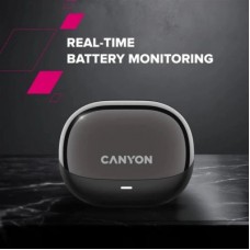 Навушники Canyon OWS Ear Clips OnFlow 14 Black (CNS-TWS14B) - Фото