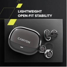 Навушники Canyon OWS Ear Clips OnFlow 14 Black (CNS-TWS14B) - Фото