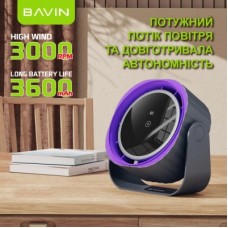 Вентилятор BAVIN BF-005 High-Speed FUN 3000RPM Black-purple (BF-005 BP) - Фото